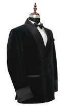 Load image into Gallery viewer, Men Green Smoking Jacket Dinner Party Wear Wedding Blazer - TrendsfashionIN
