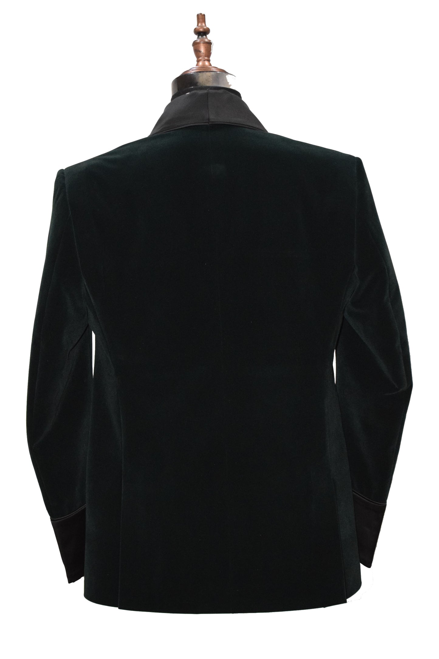 Men Green Smoking Jacket Dinner Party Wear Wedding Blazer - TrendsfashionIN