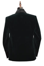 Load image into Gallery viewer, Men Green Smoking Jacket Dinner Party Wear Wedding Blazer - TrendsfashionIN
