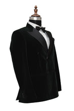 Load image into Gallery viewer, Men Green Smoking Jacket Dinner Party Wear Coats - TrendsfashionIN
