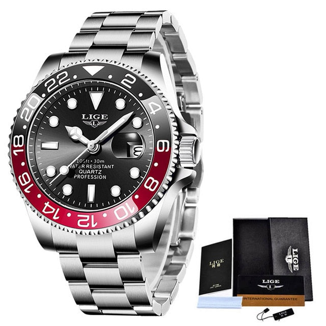 Men Sport Watches 30ATM Waterproof Date Clock - TrendsfashionIN