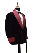 Load image into Gallery viewer, Men Black Smoking Jacket Dinner Party Wear Coat - TrendsfashionIN

