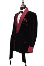 Load image into Gallery viewer, Men Black Smoking Jacket Dinner Party Wear Coat - TrendsfashionIN
