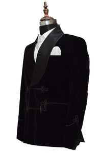Men Black Smoking Jacket Dinner Party Wear Coats - TrendsfashionIN