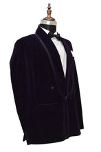 Load image into Gallery viewer, Men Purple Smoking Jacket Dinner Party Wear Coats - TrendsfashionIN
