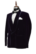 Load image into Gallery viewer, Men Purple Smoking Jacket Dinner Party Wear Coats - TrendsfashionIN
