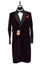 Load image into Gallery viewer, Man Purple Smoking Jacket Designer Party Wear Long Coat
