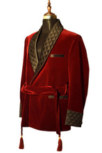 Load image into Gallery viewer, Men Maroon Smoking Jackets Dinner Party Wear Coats - TrendsfashionIN
