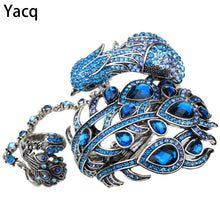 Load image into Gallery viewer, Peacock Bangle Bracelet Women Jewelry - TrendsfashionIN
