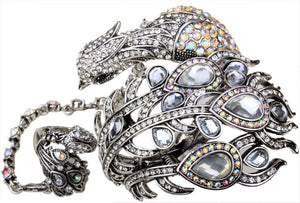 Peacock Bangle Bracelet Women Jewelry - TrendsfashionIN