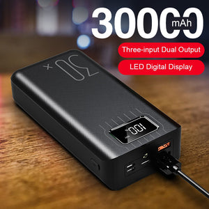 30000mAh Fast Charging Power bank For iPhone LED - TrendsfashionIN