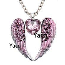 Load image into Gallery viewer, Angel Wing Heart Necklace for Women Jewelry - TrendsfashionIN
