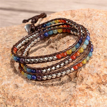 Load image into Gallery viewer, Multi Color Chakra Bracelet Handmade Jewelry - TrendsfashionIN
