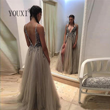 Load image into Gallery viewer, Women Beading Prom Dresses Long 2020 - TrendsfashionIN
