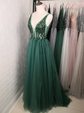 Load image into Gallery viewer, Women Beading Prom Dresses Long 2020 - TrendsfashionIN
