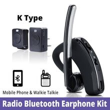 Load image into Gallery viewer, Walkie Talkie Headset PTT Wireless Bluetooth Earphone - TrendsfashionIN
