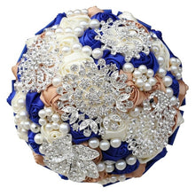 Load image into Gallery viewer, Bridal Crystal Brooch Stitch Wedding Bouquets - TrendsfashionIN
