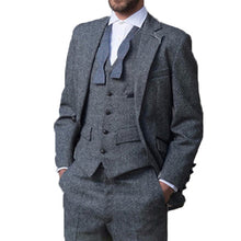 Load image into Gallery viewer, Men Winter Tweed Fabric Business Suits - TrendsfashionIN
