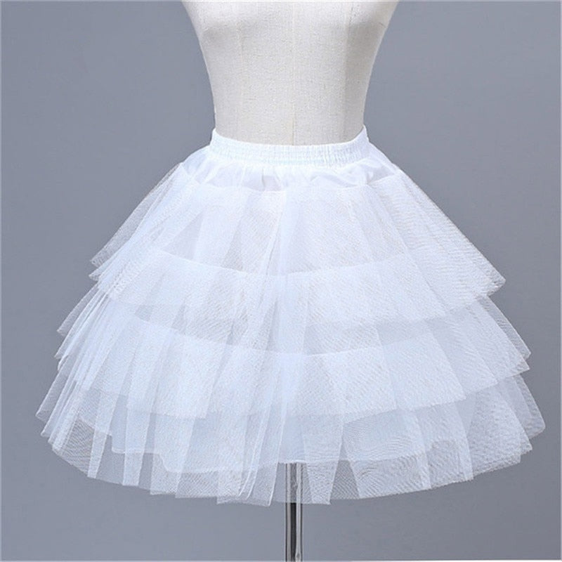 White Top Quality Ballet Petticoat - TrendsfashionIN