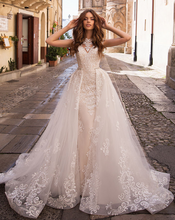 Load image into Gallery viewer, Appliques Lace Mermaid Wedding Dresses Women - TrendsfashionIN
