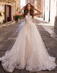 Appliques Lace Mermaid Wedding Dresses Women - TrendsfashionIN