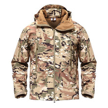 Load image into Gallery viewer, Men Army Camouflage Winter Waterproof Jacket - TrendsfashionIN

