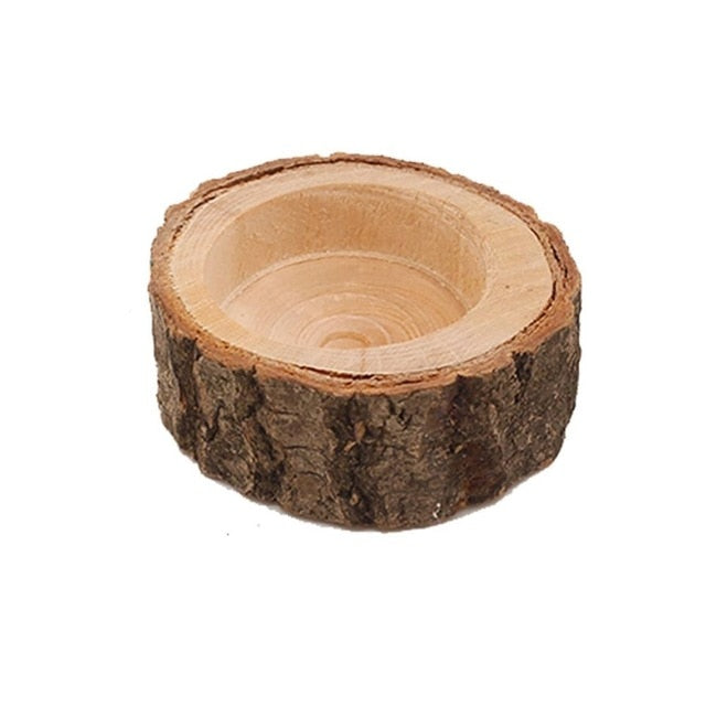 Wooden Candlestick Candle Holder Round Candle Holder 2020 - TrendsfashionIN