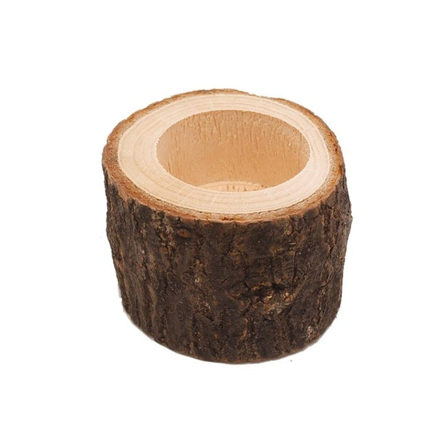 Wooden Candlestick Candle Holder Round Candle Holder 2020 - TrendsfashionIN