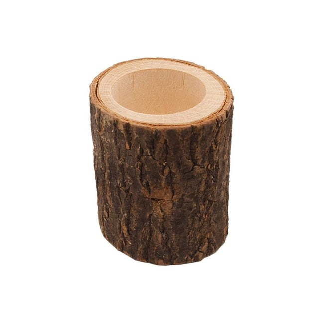 Wooden Candlestick Candle Holder Round Candle Holder 2020 - TrendsfashionIN