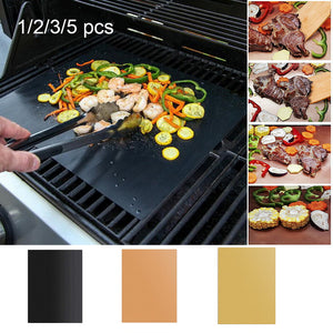 BBQ Grill Pad 3 Color Non-stick Grill Mat - TrendsfashionIN