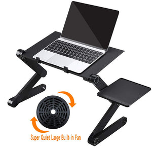 Laptop Table Adjustable Stand With Mouse Pad - TrendsfashionIN