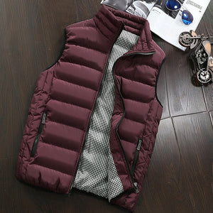 Men's Autumn Warm Sleeveless Jacket Waistcoat