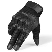 Load image into Gallery viewer, Touch Screen Hard Knuckle Tactical Gloves PU Leather
