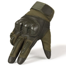 Load image into Gallery viewer, Touch Screen Hard Knuckle Tactical Gloves PU Leather
