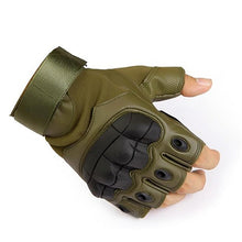 Load image into Gallery viewer, Touch Screen Hard Knuckle Tactical Gloves PU Leather
