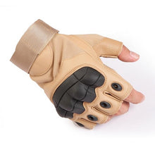 Load image into Gallery viewer, Touch Screen Hard Knuckle Tactical Gloves PU Leather
