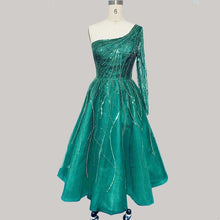 Load image into Gallery viewer, Serene Hill Turquoise Luxury Ankle Length Evening Dresses Gown For Woman
