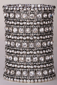 Multi layer Stretch Cuff Bracelet Women Jewelry - TrendsfashionIN