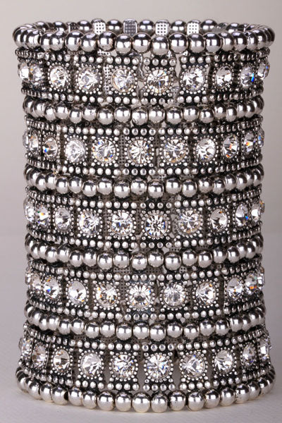 Multi layer Stretch Cuff Bracelet Women Jewelry - TrendsfashionIN