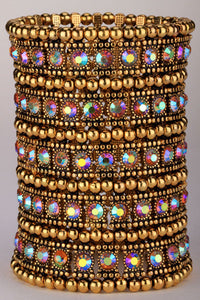 Multi layer Stretch Cuff Bracelet Women Jewelry - TrendsfashionIN