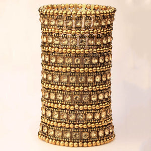 Multilayer stretch cuff bracelet women - TrendsfashionIN