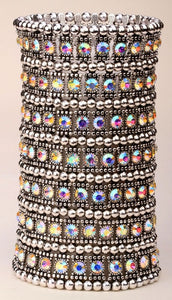 Multilayer stretch cuff bracelet women - TrendsfashionIN