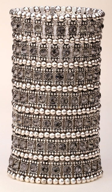 Multilayer stretch cuff bracelet women - TrendsfashionIN