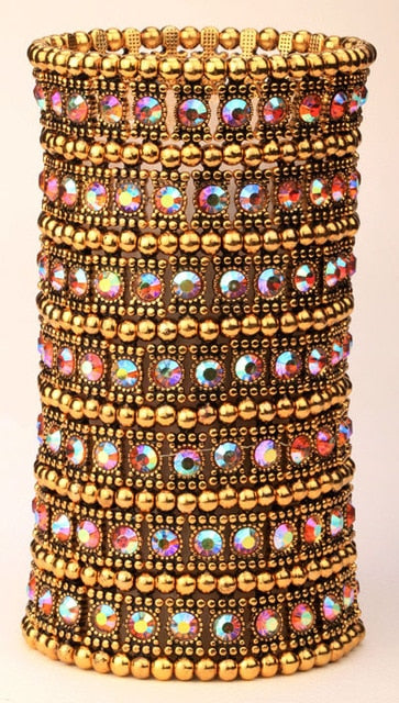 Multilayer stretch cuff bracelet women - TrendsfashionIN