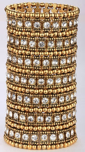 Multilayer stretch cuff bracelet women - TrendsfashionIN