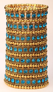 Multilayer stretch cuff bracelet women - TrendsfashionIN