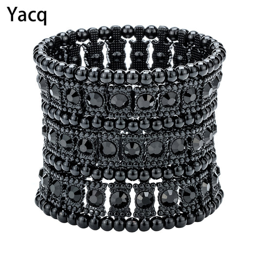 Stretch Cuff bracelet Women Jewelry - TrendsfashionIN