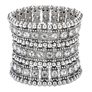 Stretch Cuff bracelet Women Jewelry - TrendsfashionIN
