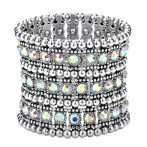 Stretch Cuff bracelet Women Jewelry - TrendsfashionIN