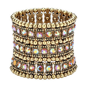 Stretch Cuff bracelet Women Jewelry - TrendsfashionIN